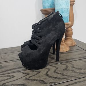 Elegant Black Women's High Heel Shoes